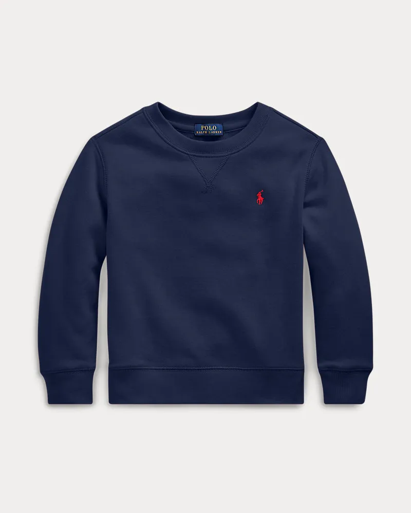 Ralph Lauren Fleece-Sweatshirt Blue