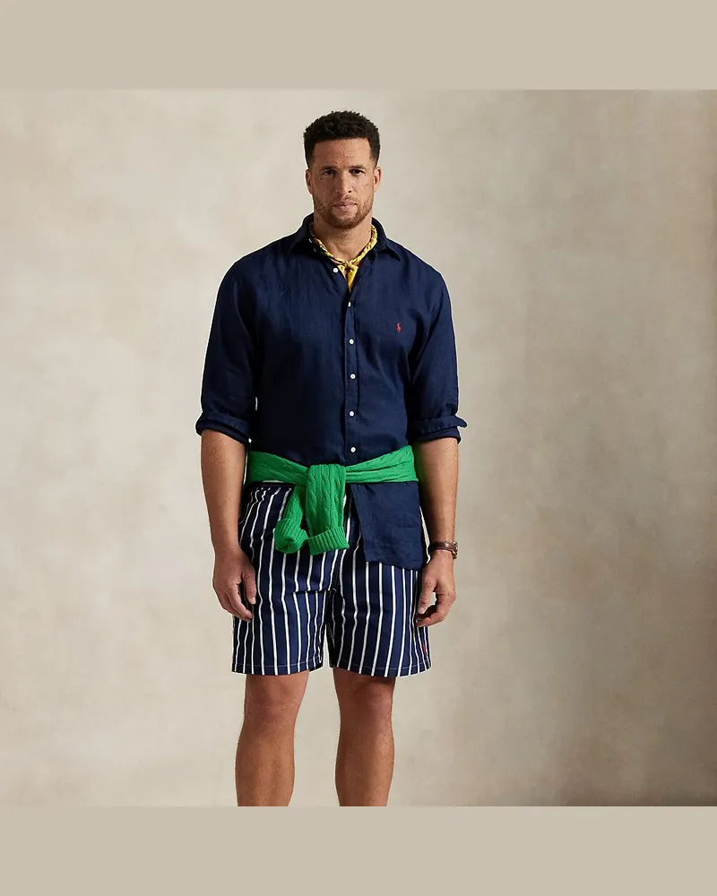 Ralph Lauren Große Größen - Classic-Fit Badeshorts Traveler Blue