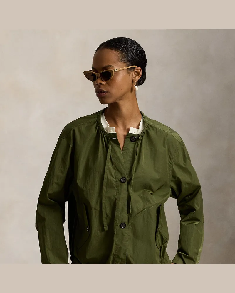 Ralph Lauren Windjacke mit Tunnelzug Green