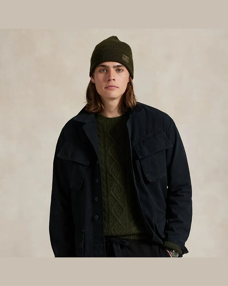 Ralph Lauren Utility-Hemdjacke aus Ripstop Black