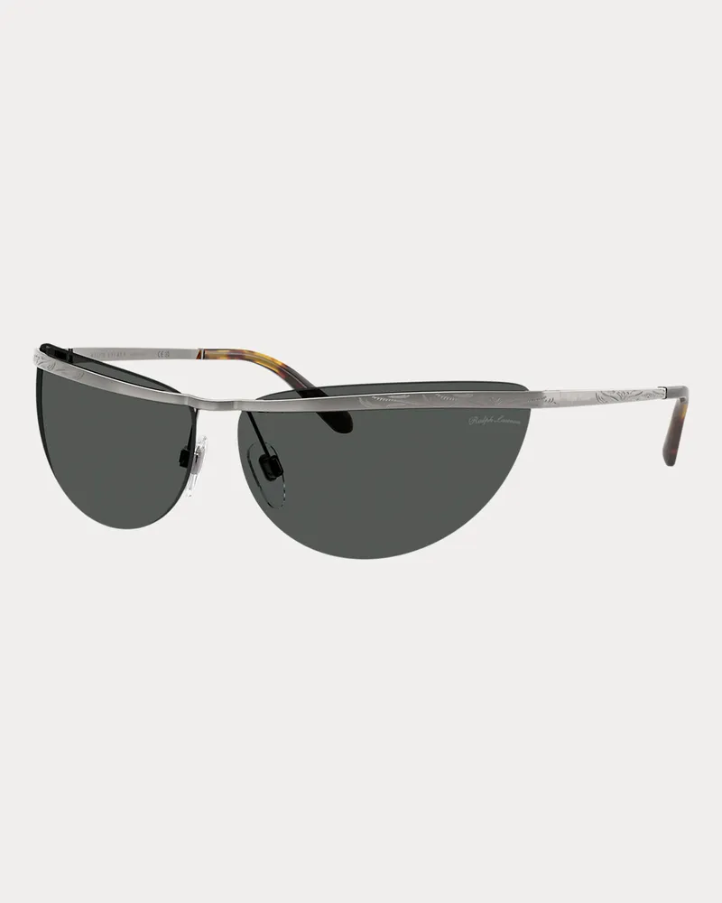 Ralph Lauren Cat-Eye-Sonnenbrille im Westernstil Grey