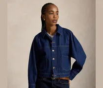 Taillierte Denim-Jacke