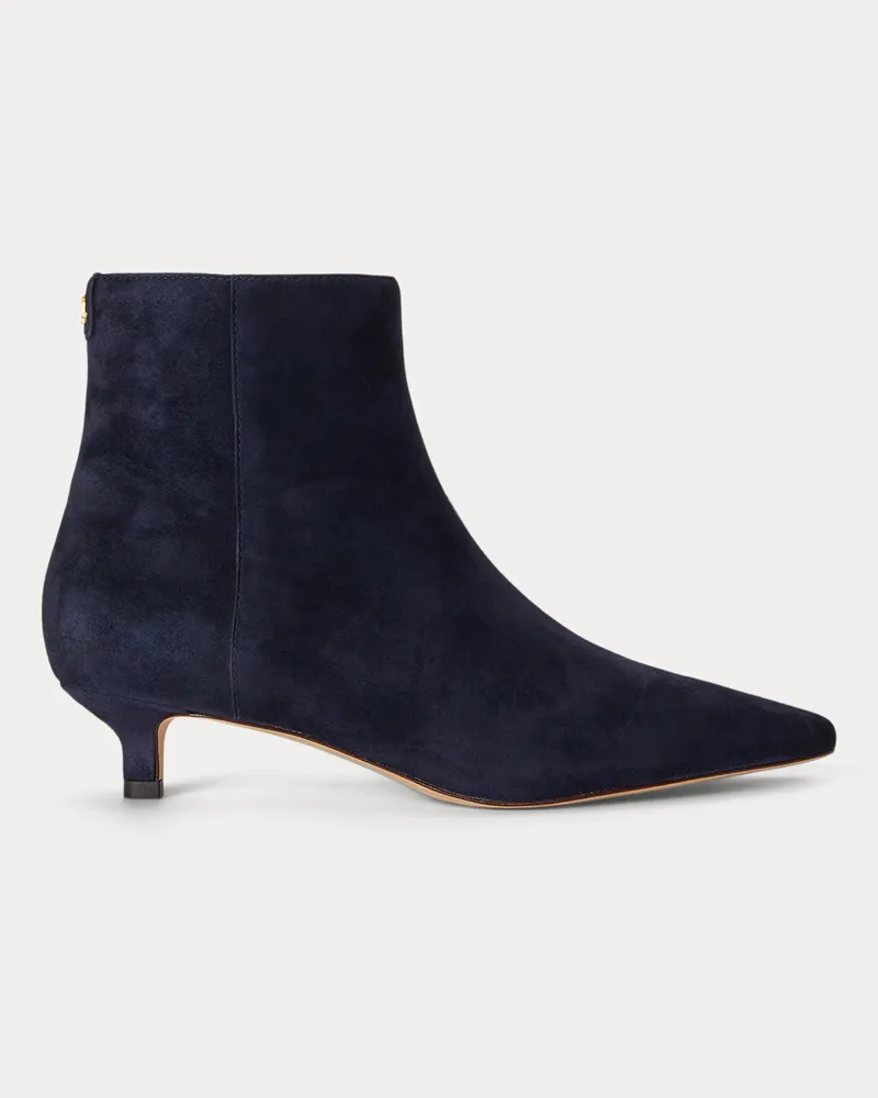 Ralph Lauren Stiefelette Francesca aus Wildleder Blue