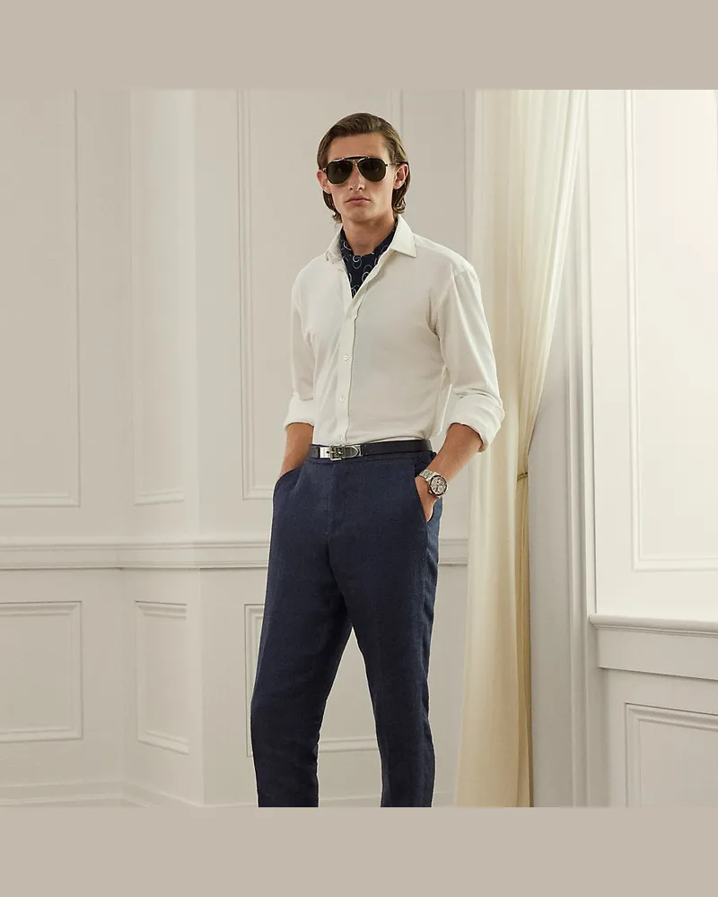 Ralph Lauren Handgeschneiderte Anzughose Gregory Blue