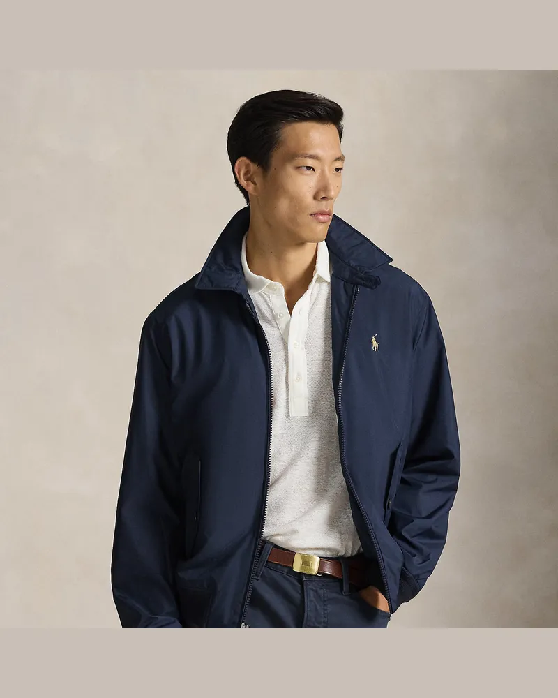 Ralph Lauren Die verstaubare Jacke Southland Blue