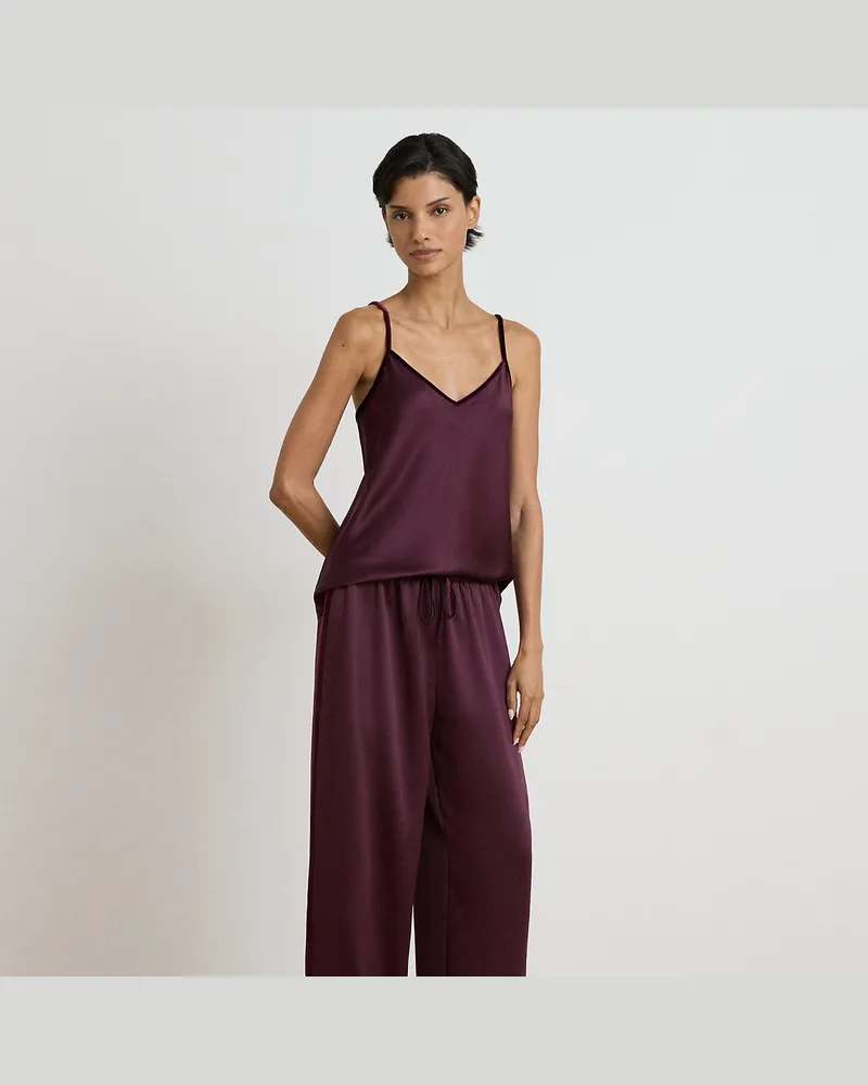 Ralph Lauren Pyjama aus Satin Red