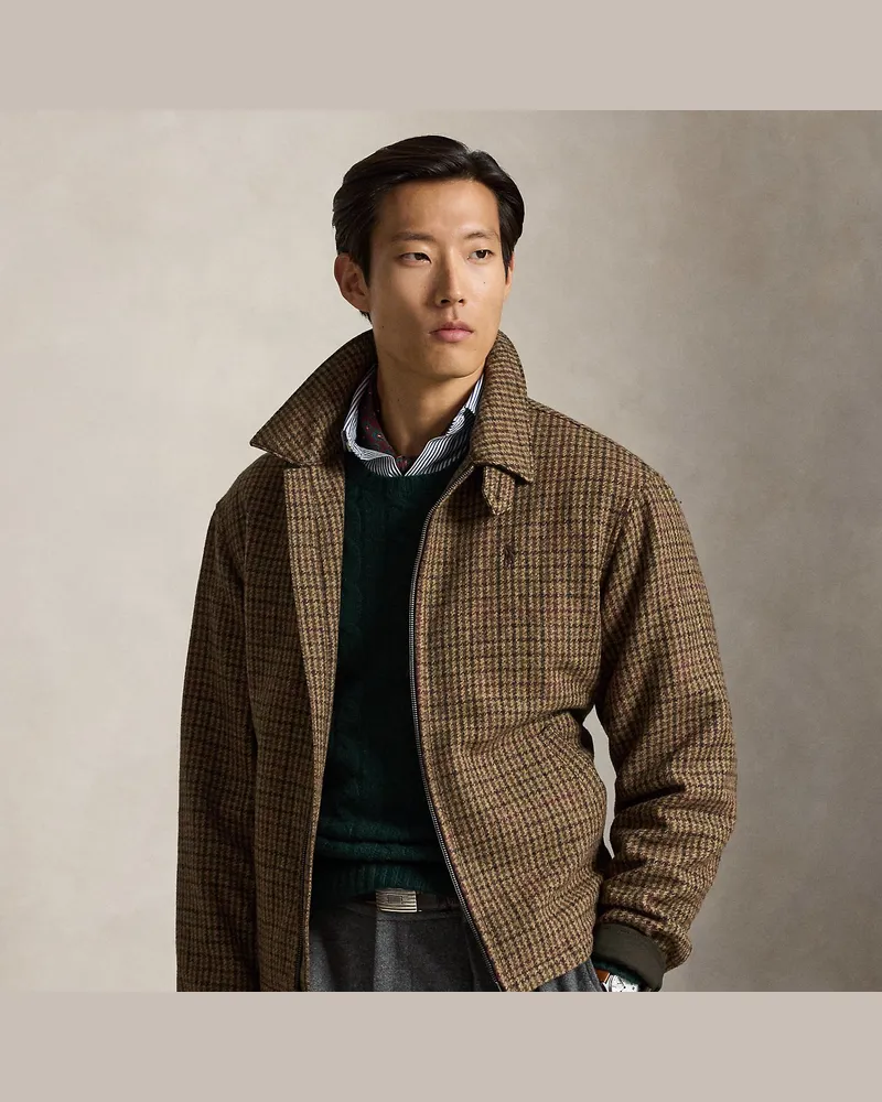Ralph Lauren Karierte Tweedjacke Langdon Brown