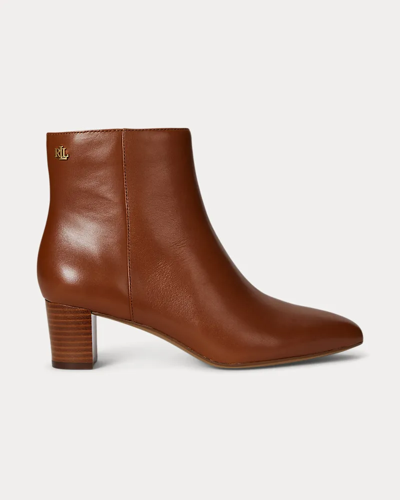 Ralph Lauren Stiefelette Demi aus Kalbsleder Brown