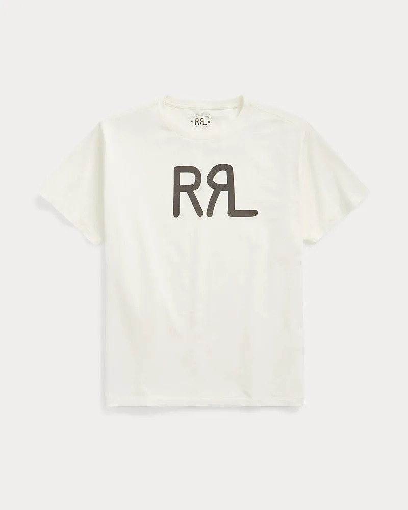 Ralph Lauren T-Shirt mit RRL-Ranchlogo White