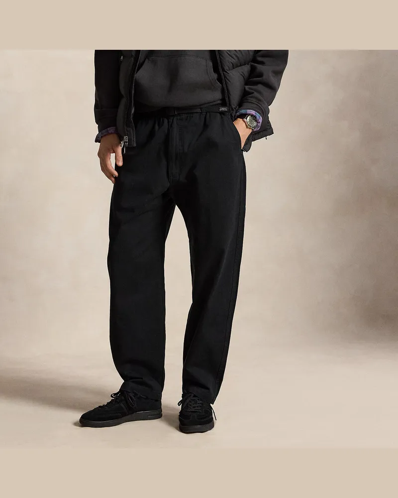 Ralph Lauren Relaxed-Fit Twillhose Trailster Black