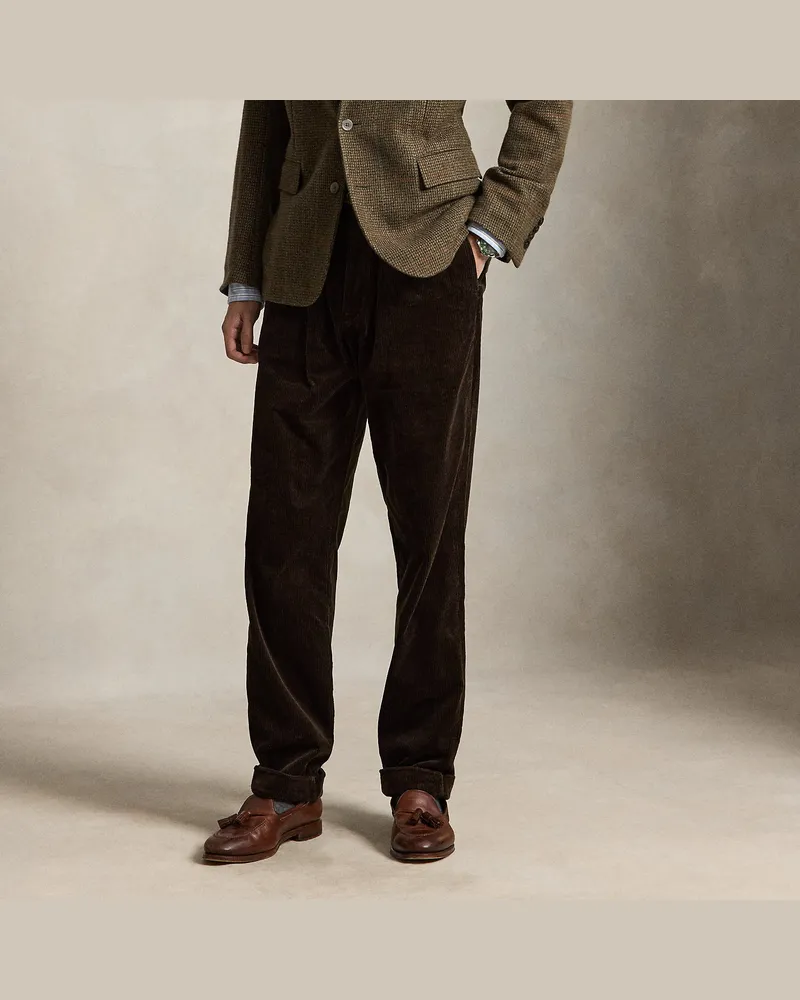 Ralph Lauren Relaxed-Fit Kordsamthose Whitman Brown