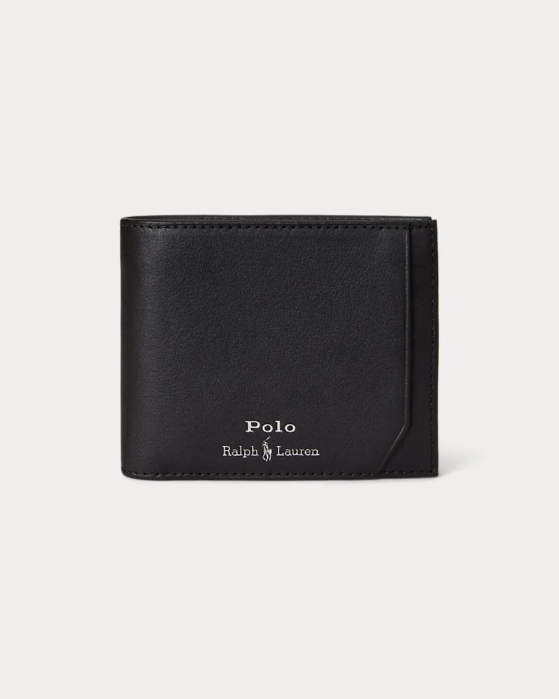 Ralph Lauren 3-in-1-Brieftasche aus Leder Black