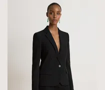 Blazer aus Stretch-Crêpe