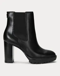 Ralph Lauren Lederstiefelette Layne Black