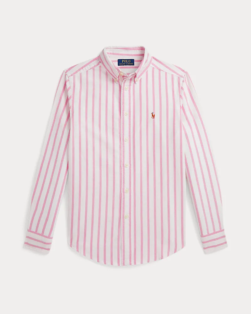 Ralph Lauren Gestreiftes Hemd aus Baumwolloxford Multi