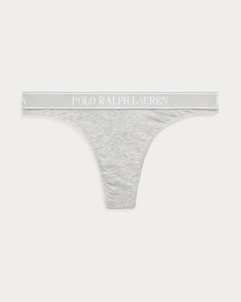 Ralph Lauren Tanga mit wiederholendem Logo Grey