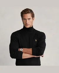 Ralph Lauren Rollkragenpullover aus Baumwolle Black