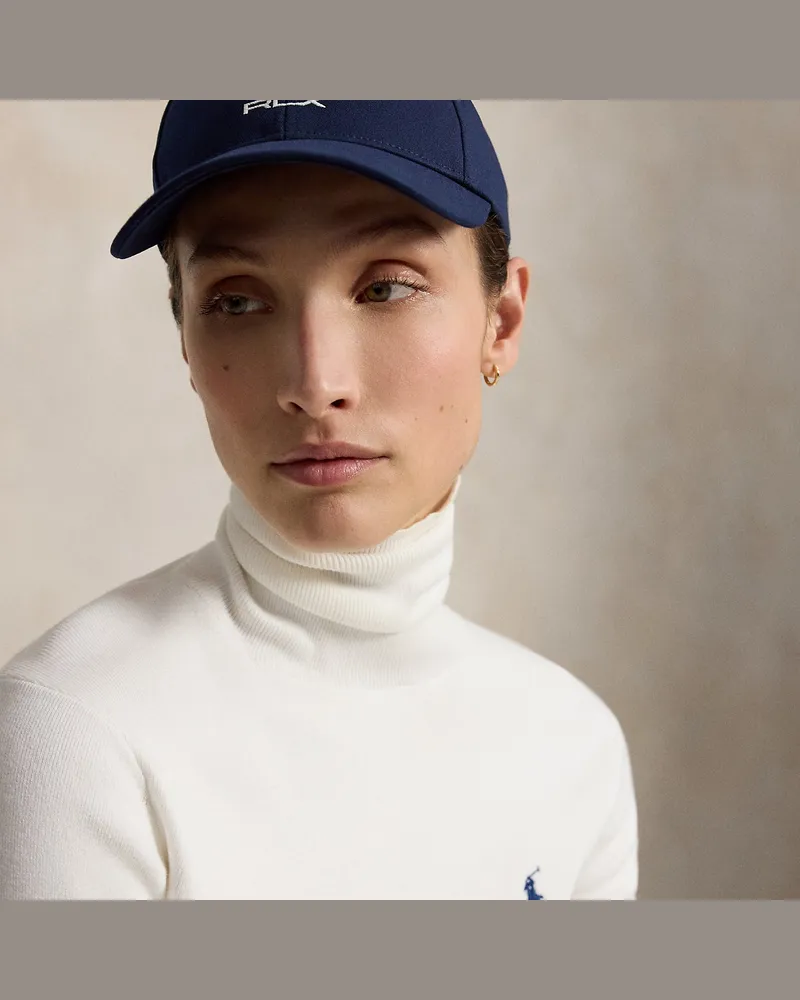 Ralph Lauren Baseballkappe mit gesticktem Logo Blue