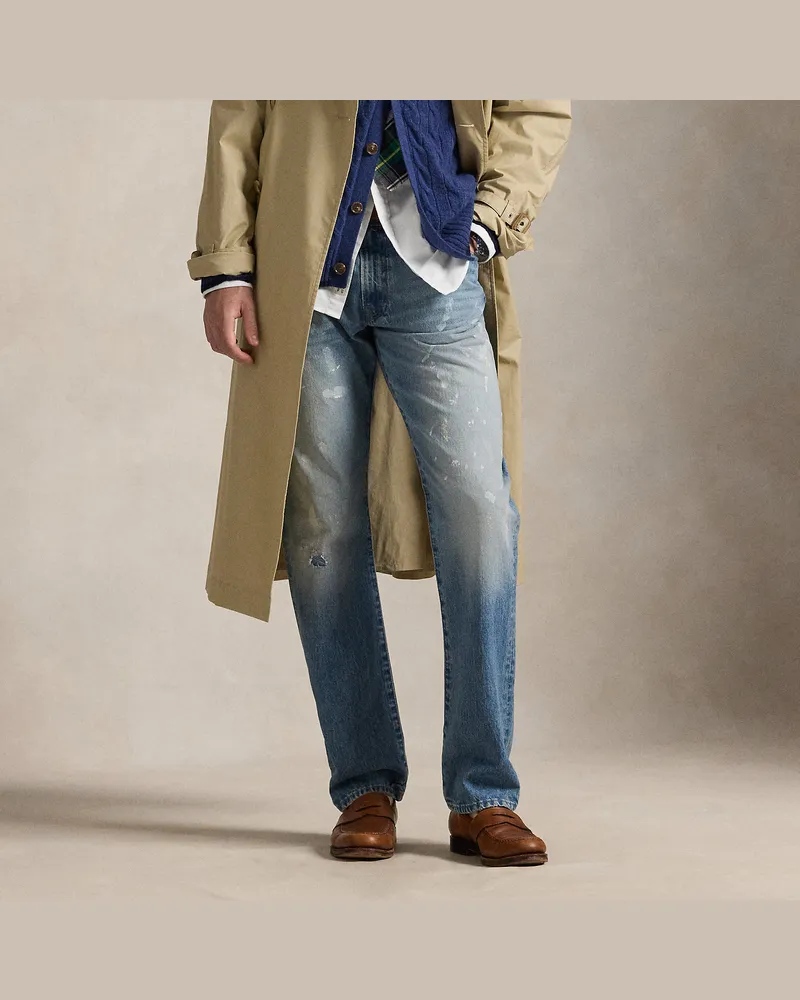 Ralph Lauren Handbemalte Straight-Fit Jeans Hampton Blue