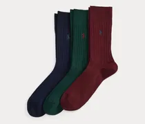 3er-Pack gerippte Anzugsocken