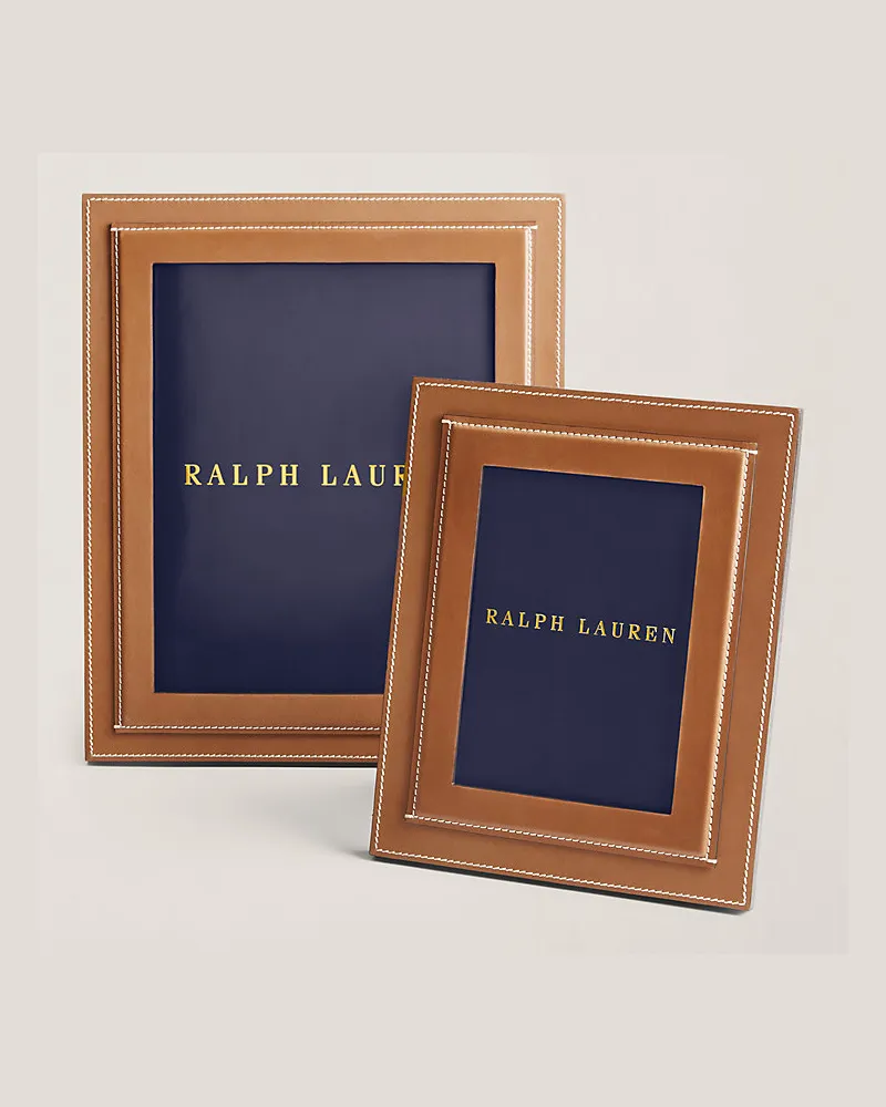 Ralph Lauren Home Lederrahmen Brennan Brown