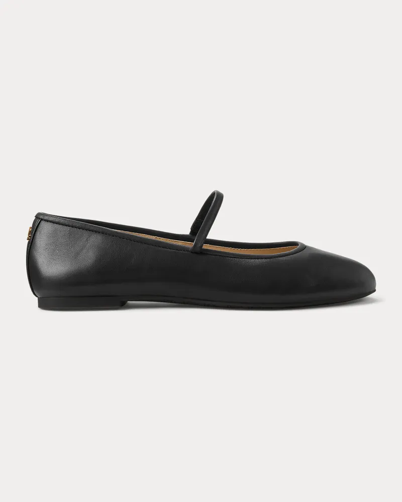 Ralph Lauren Mary Jane Jayna aus Nappaleder Black