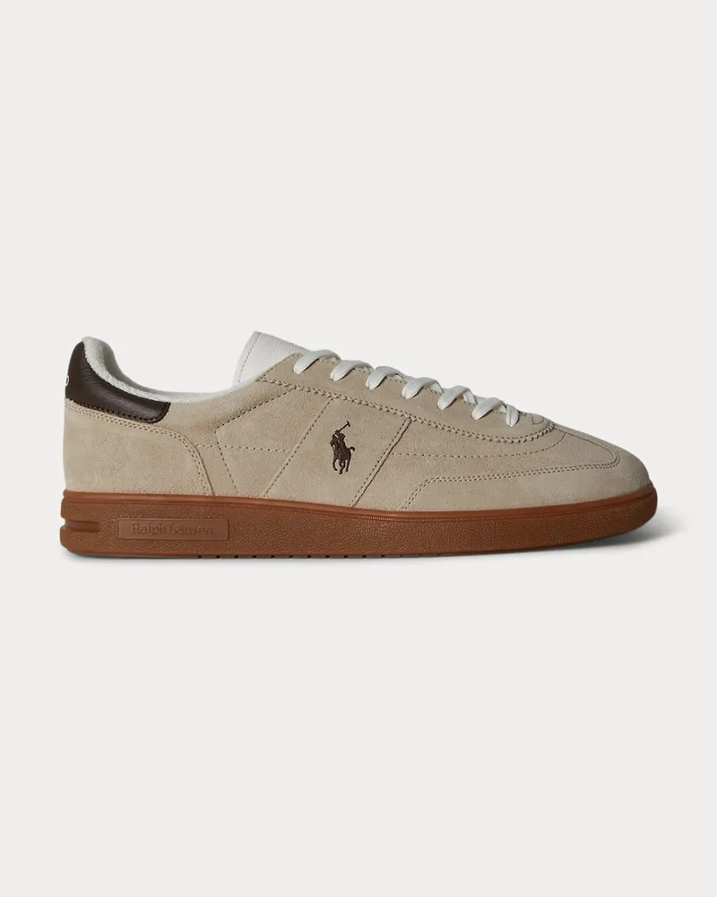 Ralph Lauren Sneaker Bedford aus Wildleder Tan