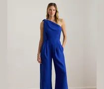 Einschultriger Jumpsuit mit Schleife