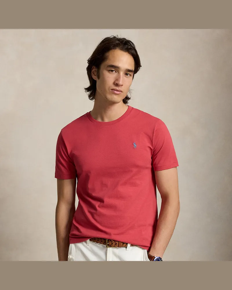 Ralph Lauren Custom-Slim-Fit Jersey-T-Shirt Red