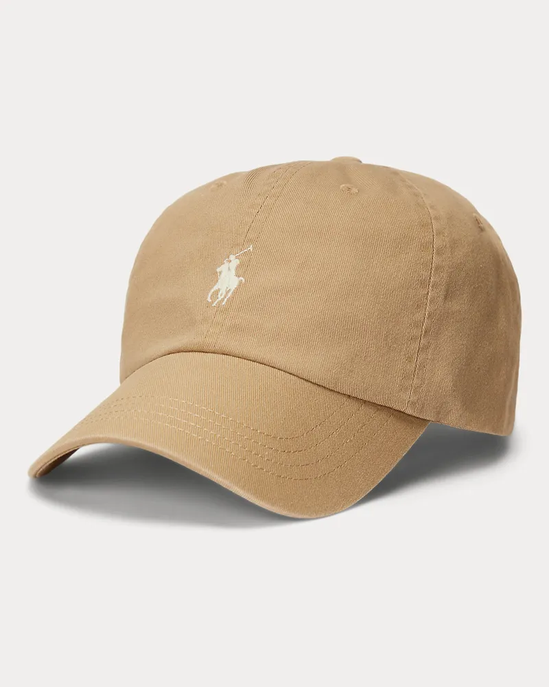 Ralph Lauren Baseballkappe aus Baumwollchino Natural