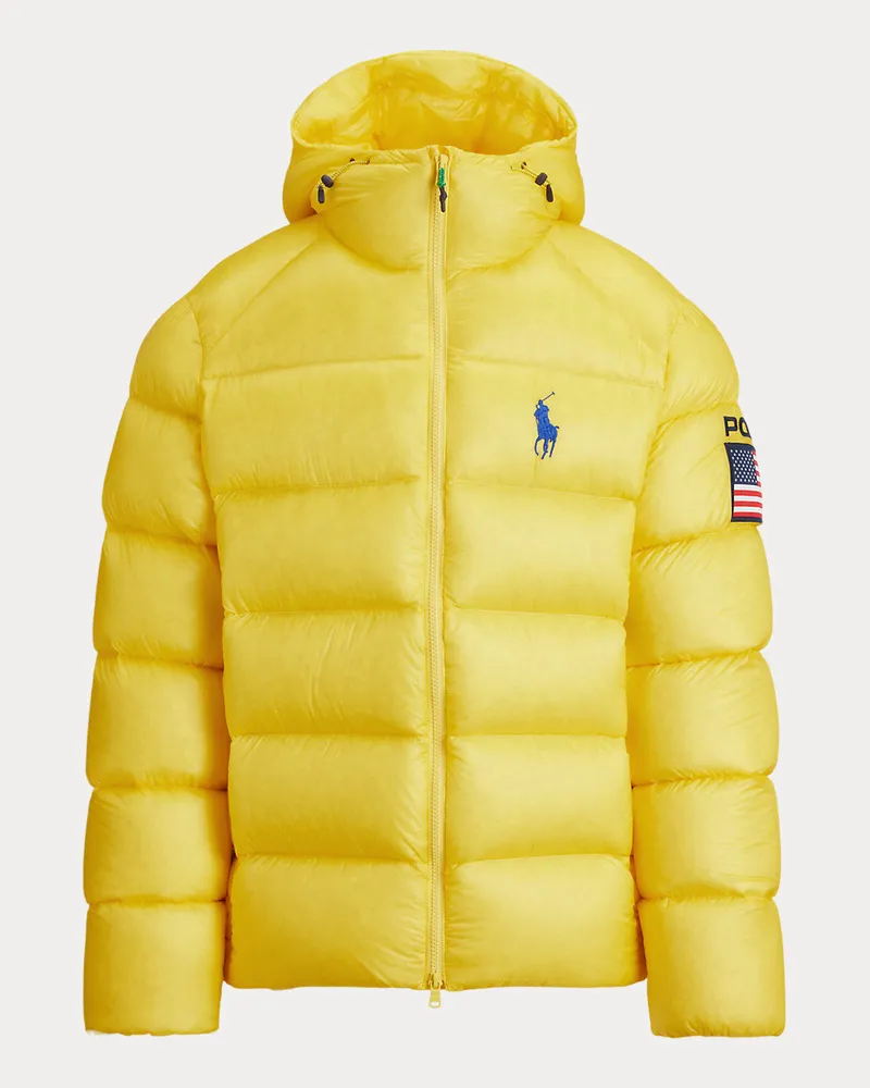 Ralph Lauren Die Daunenjacke Hawthorne mit US-Flagge Yellow