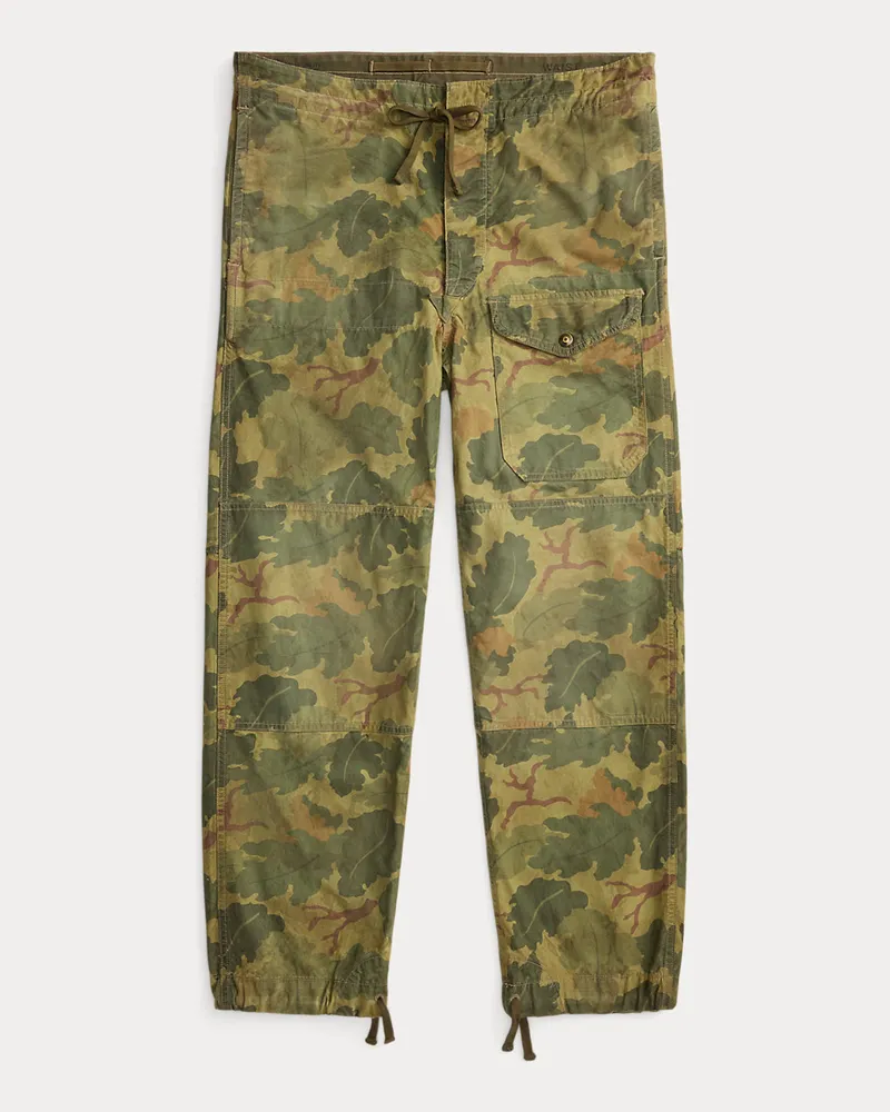 Ralph Lauren Camouflage-Cargohose Ranger aus Popeline Green