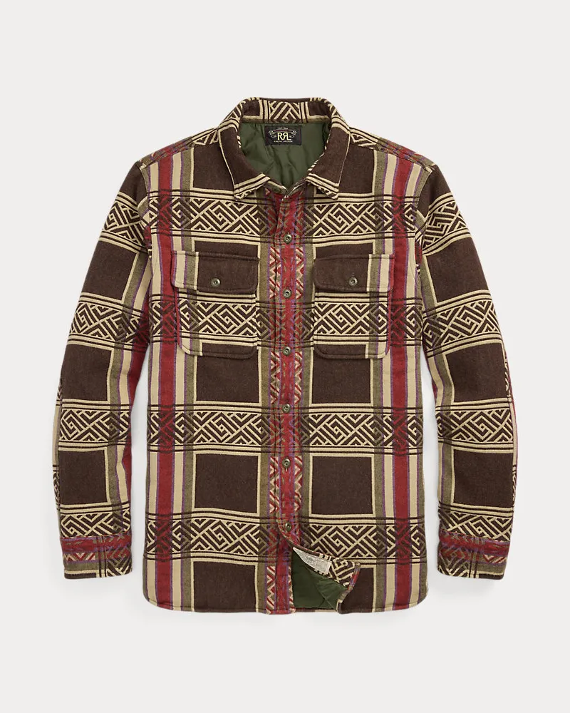 Ralph Lauren Jacquardhemd Brown