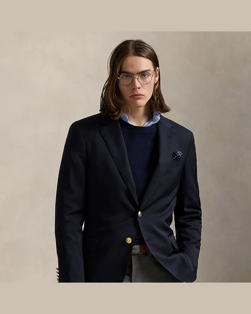 Ralph Lauren Polo-Blazer aus Wolltwill Blue