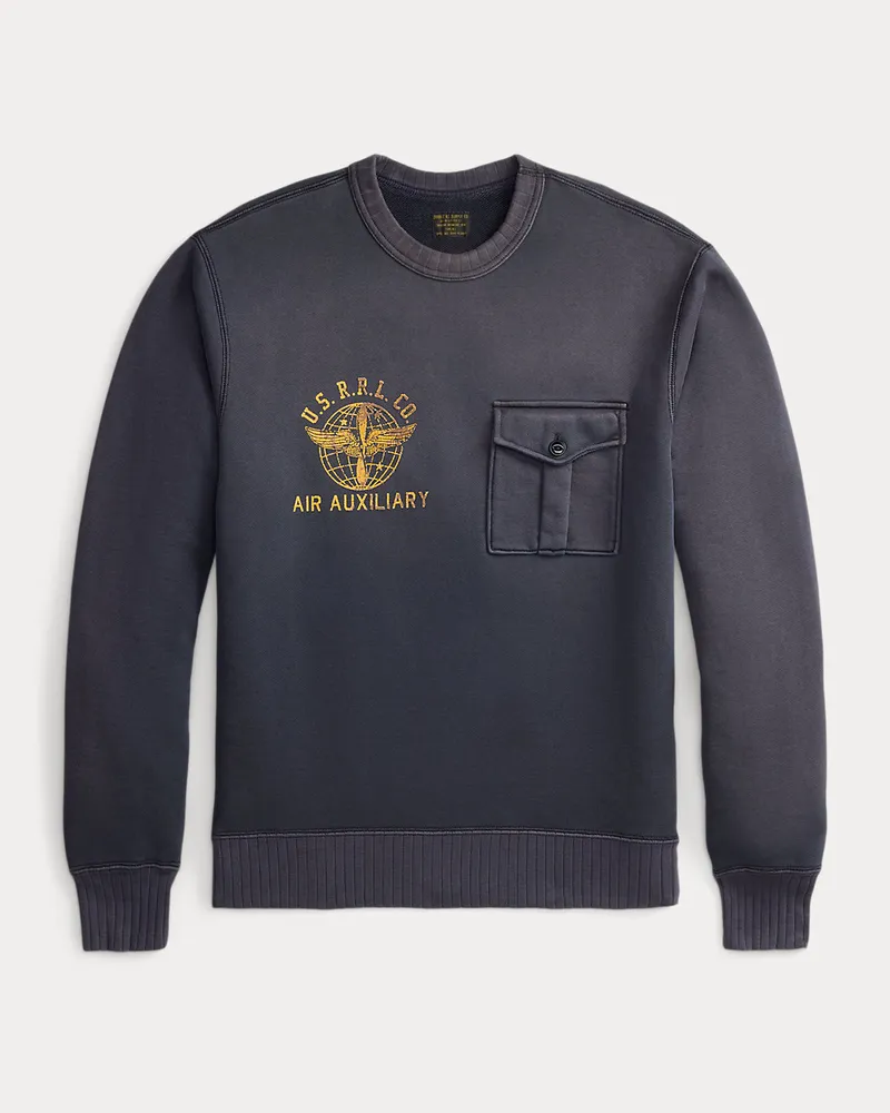 Ralph Lauren French-Terry-Sweatshirt mit Grafik Blue