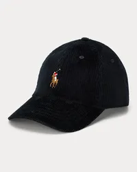 Ralph Lauren Baseballkappe aus Kordsamt Black