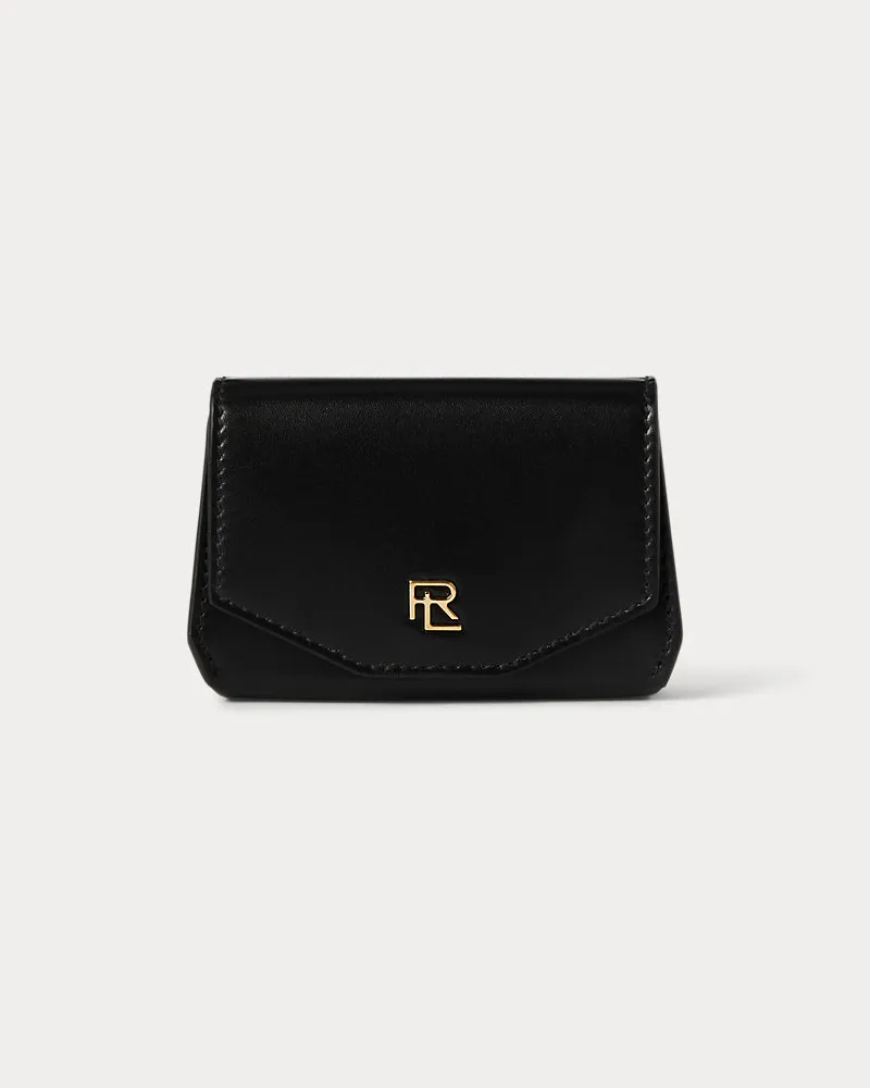 Ralph Lauren Geldbörse RL aus Kalbsleder Black