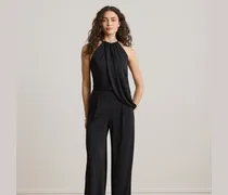 Neckholder-Jumpsuit aus Stretchjersey