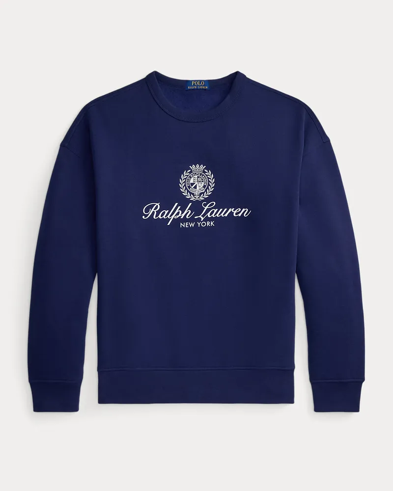 Ralph Lauren Relaxed-Fit Fleece-Sweatshirt mit Grafik Blue