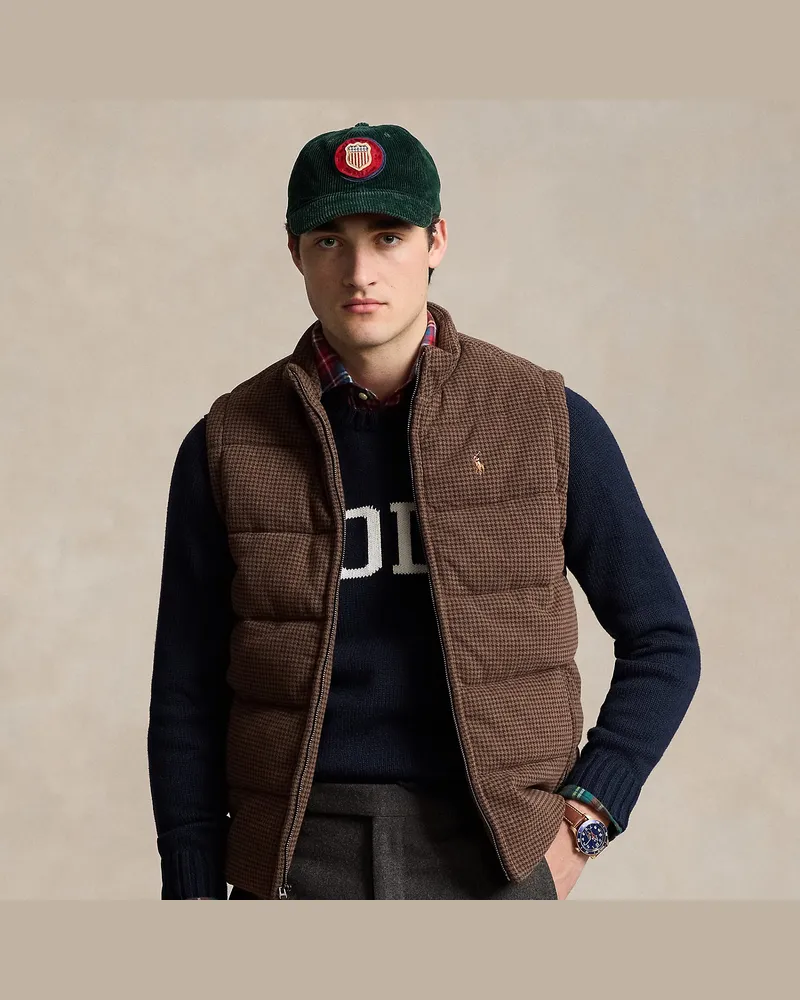 Ralph Lauren Doppellagige Weste Brown
