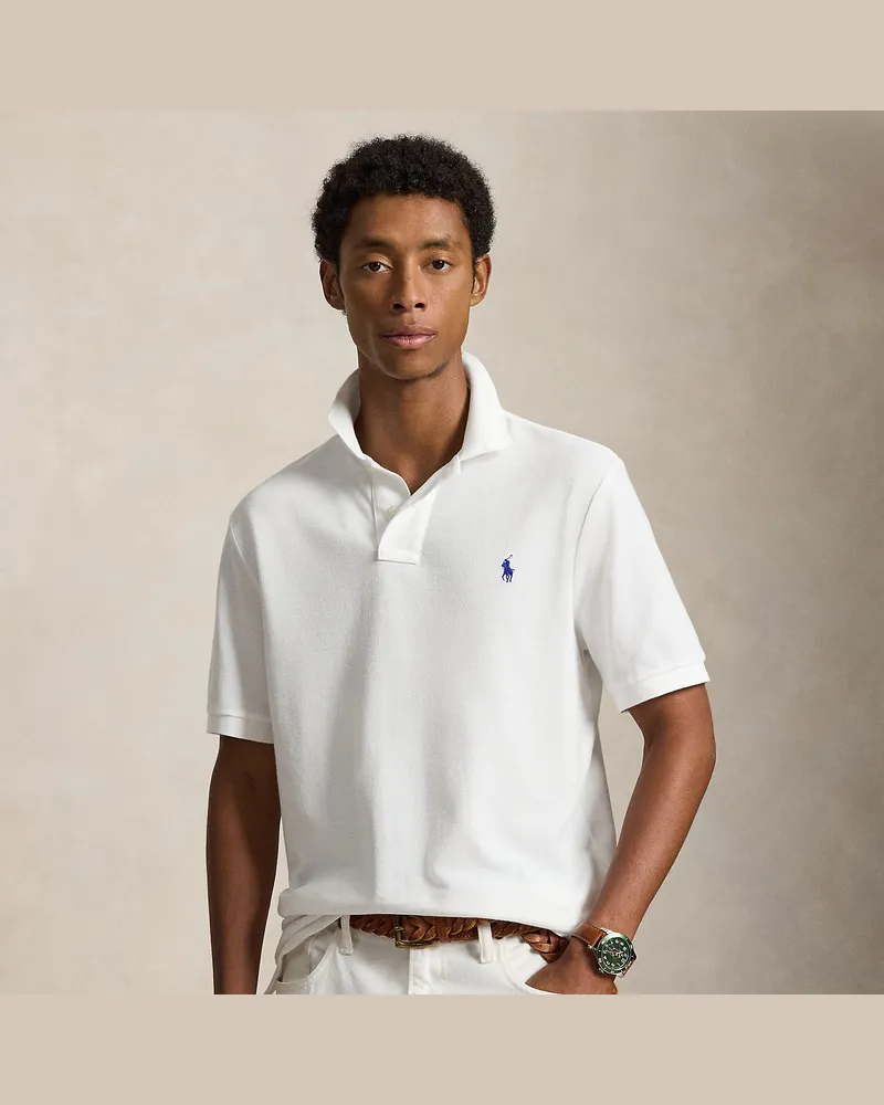 Ralph Lauren Classic-Fit Poloshirt aus Piqué White
