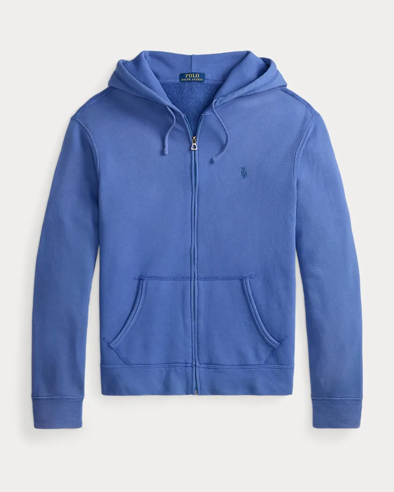Ralph Lauren Kapuzenjacke aus French-Terry Blue