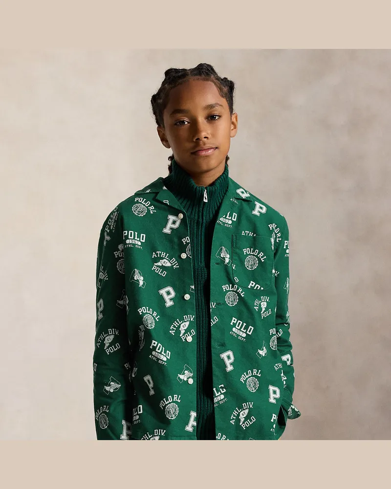 Ralph Lauren Bedrucktes Hemd aus Baumwolloxford Multi