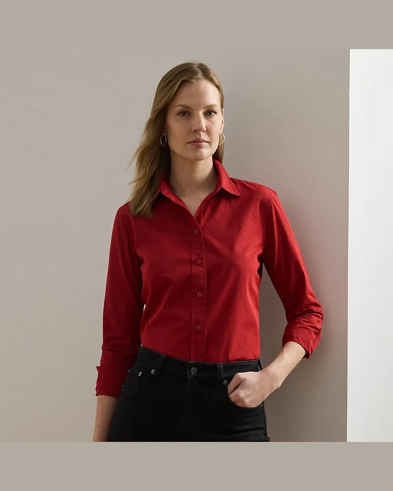 Ralph Lauren Federleichtes Baumwollhemd Red