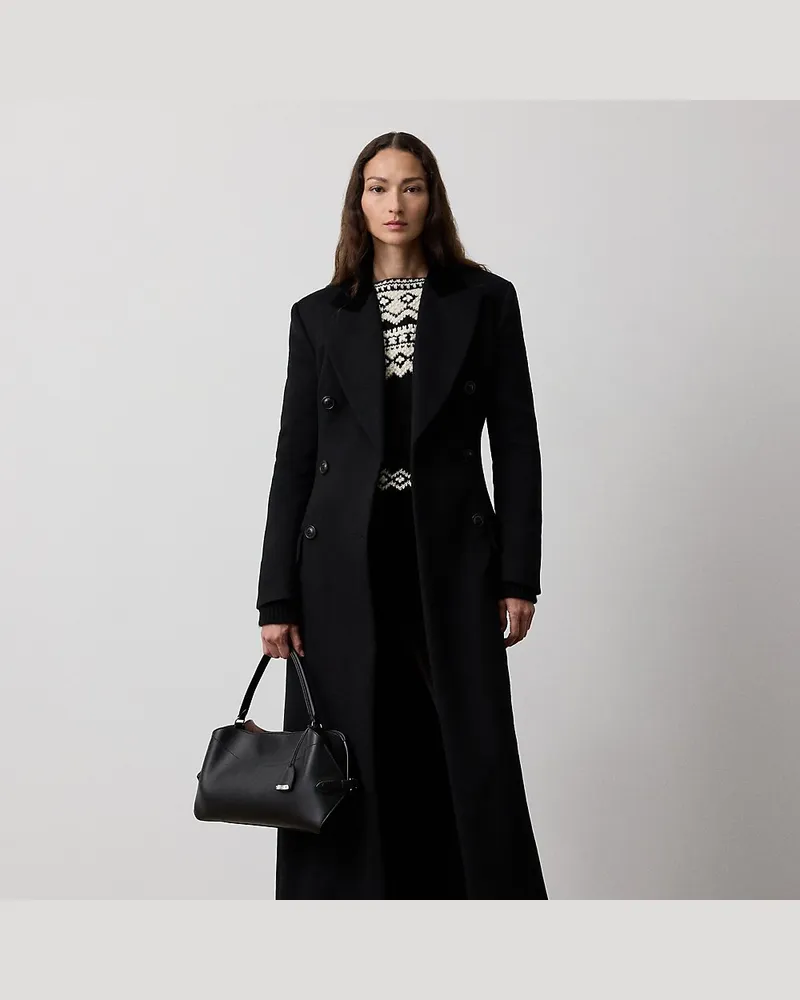 Ralph Lauren Mantel Anthony aus Wolle und Kaschmir Black