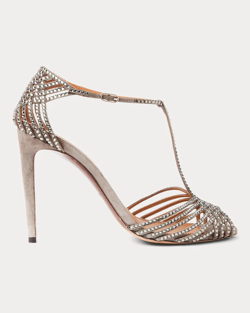 Ralph Lauren Sandale Keara aus Ziegenwildleder Grey