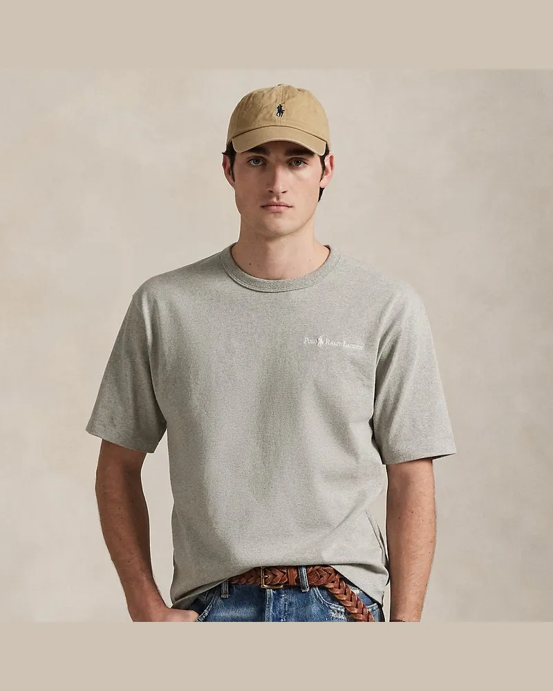 Ralph Lauren Relaxed-Fit Jersey-T-Shirt mit Logo Grey