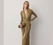 Abendkleid Ashten aus Metallic-Jersey