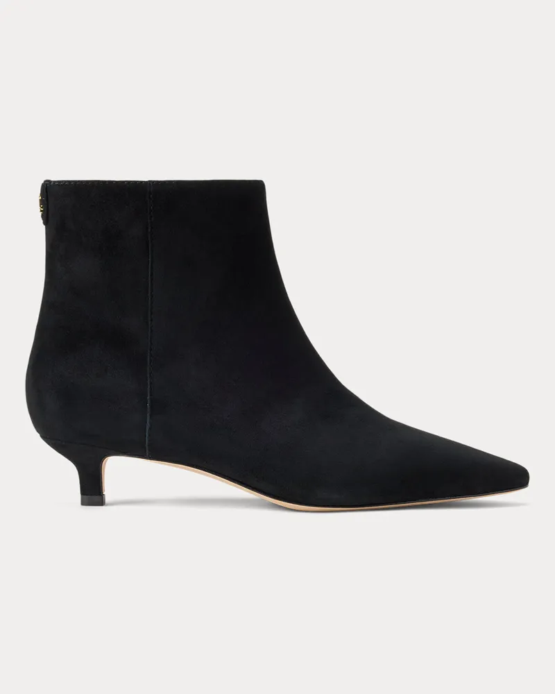 Ralph Lauren Stiefelette Francesca aus Wildleder Black