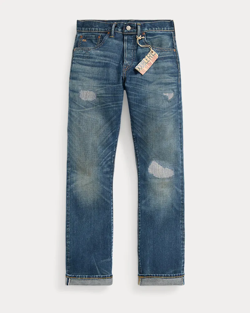 Ralph Lauren Slim-Fit Bootcut-Selvedge-Jeans Sutton Blue
